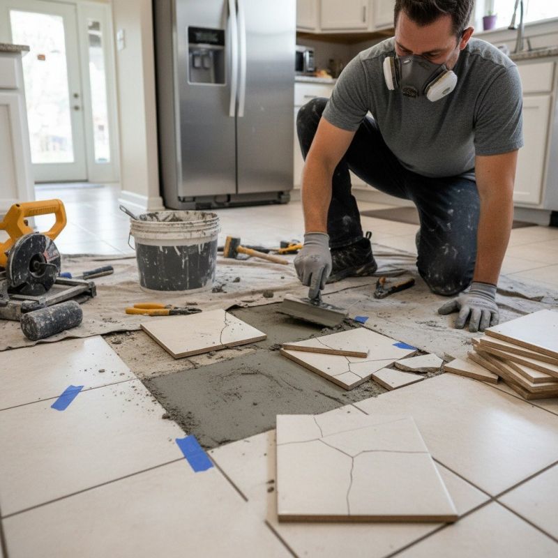 Chipped Tile Repair Service