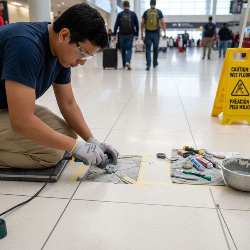 Chipped Tile Repair Service